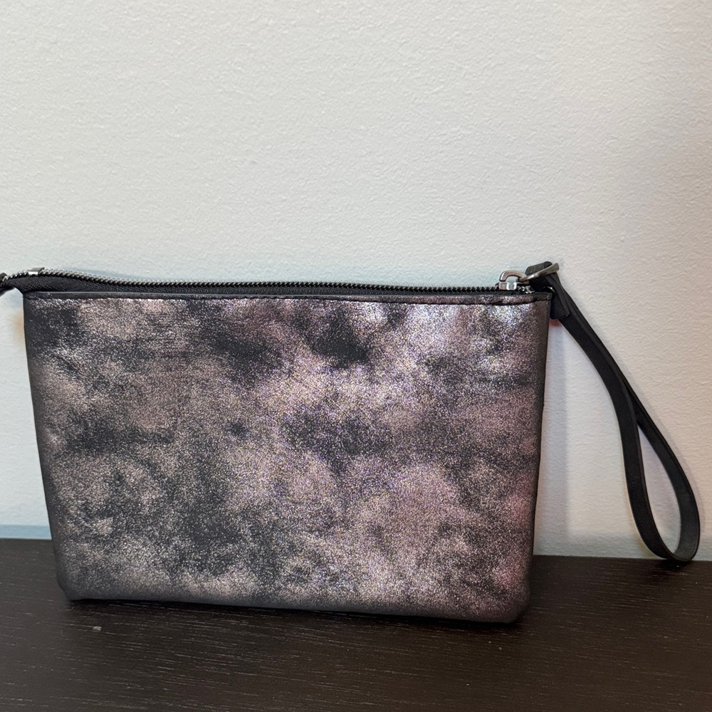 Maurices Black and Silver Wristlet Clutch - Picture 2 of 6